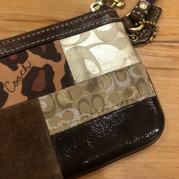 Coach Patchwork Wristlet - Picture 4 of 9
